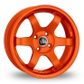 15 Inch Junk Debris Orange Alloy Wheels