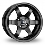 16 Inch Junk Debris Matt Black Alloy Wheels