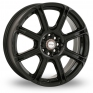 17 Inch Wolfrace Arays Ninja Black Alloy Wheels