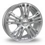 18 Inch Calibre Odyssey Silver Alloy Wheels