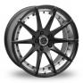 18 Inch AC Wheels Elysee Matt Black Alloy Wheels