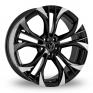 18 Inch Wolfrace Assassin GT Black Polished Alloy Wheels