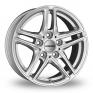 16 Inch Borbet XR Silver Alloy Wheels