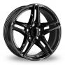 17 Inch Borbet XR Black Alloy Wheels