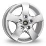 15 Inch Borbet CWF Silver Alloy Wheels