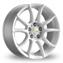 15 Inch Momo Thunder White Alloy Wheels