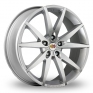 18 Inch Momo V 10 Silver Polished Alloy Wheels