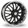 19 Inch Team Dynamics Mesh III Black Alloy Wheels