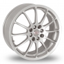 15 Inch Team Dynamics Tornado Silver Alloy Wheels