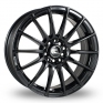 18 Inch Kei Racing Daito Black Alloy Wheels