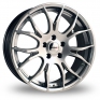 18 Inch Finichi Maranello Hyper Silver Alloy Wheels