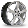 17 Inch HRS 337 Hyper Silver Alloy Wheels