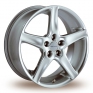 17 Inch Radius R6 Silver Alloy Wheels