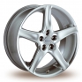 18 Inch Radius R6 Silver Alloy Wheels