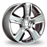 20 Inch Radius R12 Silver Alloy Wheels