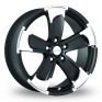 20 Inch Radius R14 Black Alloy Wheels