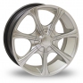 17 Inch Devil AP1 Hyper Silver Alloy Wheels