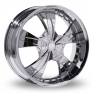 22 Inch Axe 325 Chrome Alloy Wheels