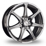 18 Inch Devil H134 Hyper Silver Alloy Wheels