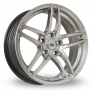 17 Inch Devil H109 Hyper Silver Alloy Wheels