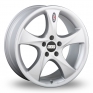 22 Inch BBS AI Silver Alloy Wheels