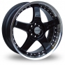 18 Inch Lenso RS5 Black Alloy Wheels