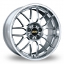 18 Inch BBS RS-GT Silver Polished Alloy Wheels