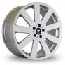 19 Inch Diamond Temple Silver Alloy Wheels