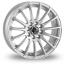 17 Inch Wolfrace Pro Sprint Silver Alloy Wheels