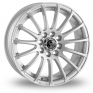 17 Inch Wolfrace Pro Sprint Silver Alloy Wheels