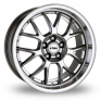 18 Inch Rial Nogaro Shadow Chrome Polished Alloy Wheels