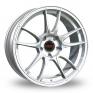 8.5x19 (Front) 10x19 or 11x19 (Rear) Borbet MC 5x130  Silver Alloy Wheels