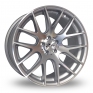 18 Inch Zito 935 Silver Polished Alloy Wheels