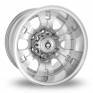 16 Inch Konig Rugged Road Silver Alloy Wheels