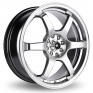 17 Inch Ace C047 Hyper Black Polished Alloy Wheels