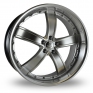 22 Inch Diamond Magnet Silver Alloy Wheels