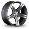 19 Inch Dare River R1 Silver Polished Alloy Wheels