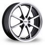 16 Inch TSW Sepang Black Polished Alloy Wheels