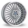 17 Inch Beyern Multi Silver Polished Alloy Wheels