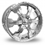 22 Inch Axe 607 Chrome Alloy Wheels