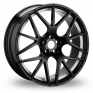 22 Inch Hawke Astor Black Alloy Wheels