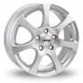 15 Inch Autec Zenit Silver Alloy Wheels