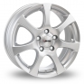 16 Inch Autec Zenit Silver Alloy Wheels