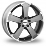 17 Inch Ronal R47 Anthracite Polished Alloy Wheels