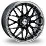 18 Inch Zito Milano Black Polished Alloy Wheels