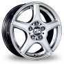 18 Inch MSW (by OZ) 14 Silver Alloy Wheels