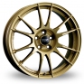 17 Inch OZ Racing Ultraleggera Gold Alloy Wheels