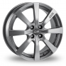 16 Inch OZ Racing Michelangelo 8 Titanium Alloy Wheels