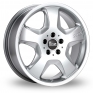 18 Inch OZ Racing Opera Evo Chrystal Titanium Alloy Wheels