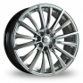 16 Inch Diamond Velocity Silver Alloy Wheels